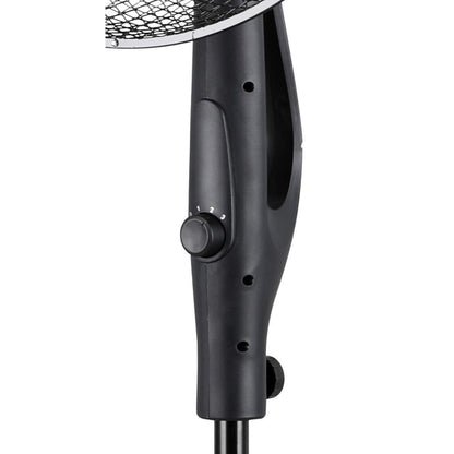 Ardes EASY 41PB PLUS Ventilatore da Pavimento 50W 40 cm con Oscillazione Automatica, Altezza Regolabile fino a 130 cm, Inclinazione Regolabile, 3 Velocità Silenziose e 3 Pale
