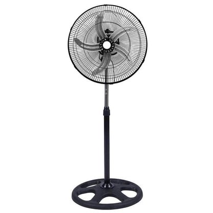 Italia Magazzini Ventilatore A Piantana Con 5 Pale In Acciaio Regolabile Oscillante 3 Velocità