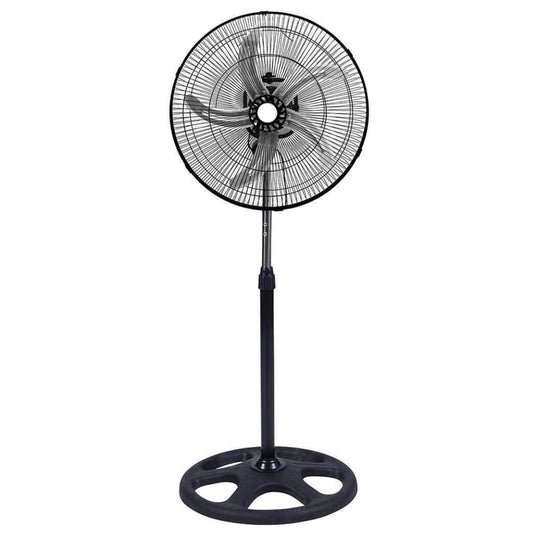 Italia Magazzini Ventilatore A Piantana Con 5 Pale In Acciaio Regolabile Oscillante 3 Velocità