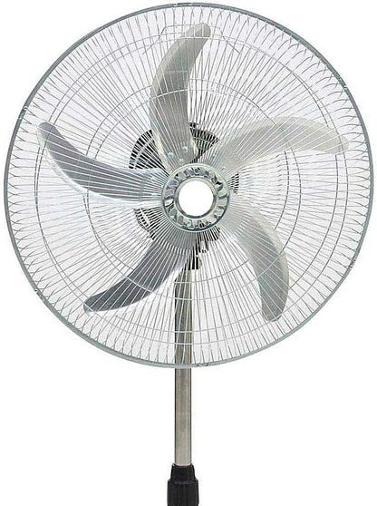 Italia Magazzini Ventilatore A Piantana Con 5 Pale In Acciaio Regolabile Oscillante 3 Velocità