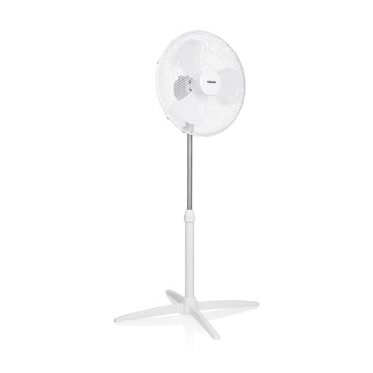 Tristar Ventilatore a piantana - 40 cm - Altezza regolabile 85 - 115 cm - Bianco (VE-5755)